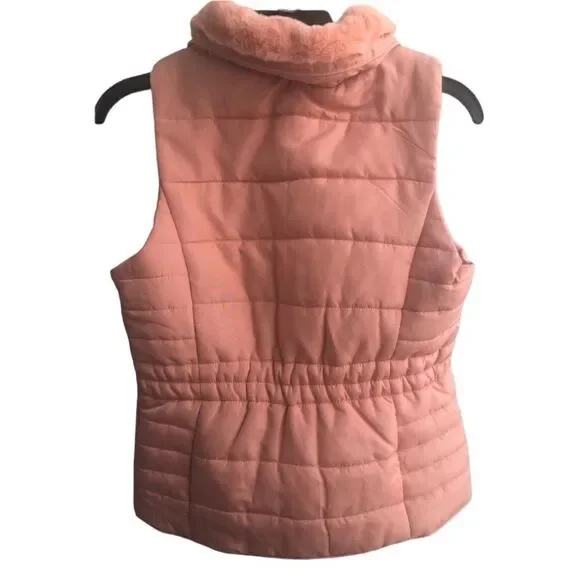 KIDS Girls Copper Key Coral Pink Antique Pink Orange Vest NWT - Picture 4 of 5